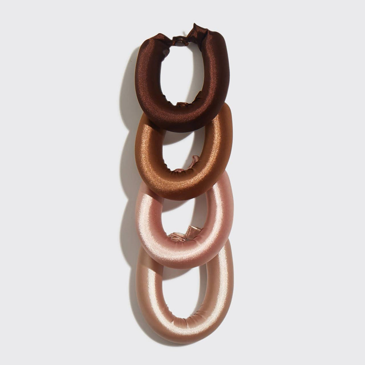 Kitsch Satin Jumbo Flexi Rods 4pc Set- Rosewood - Bare Face Beauty