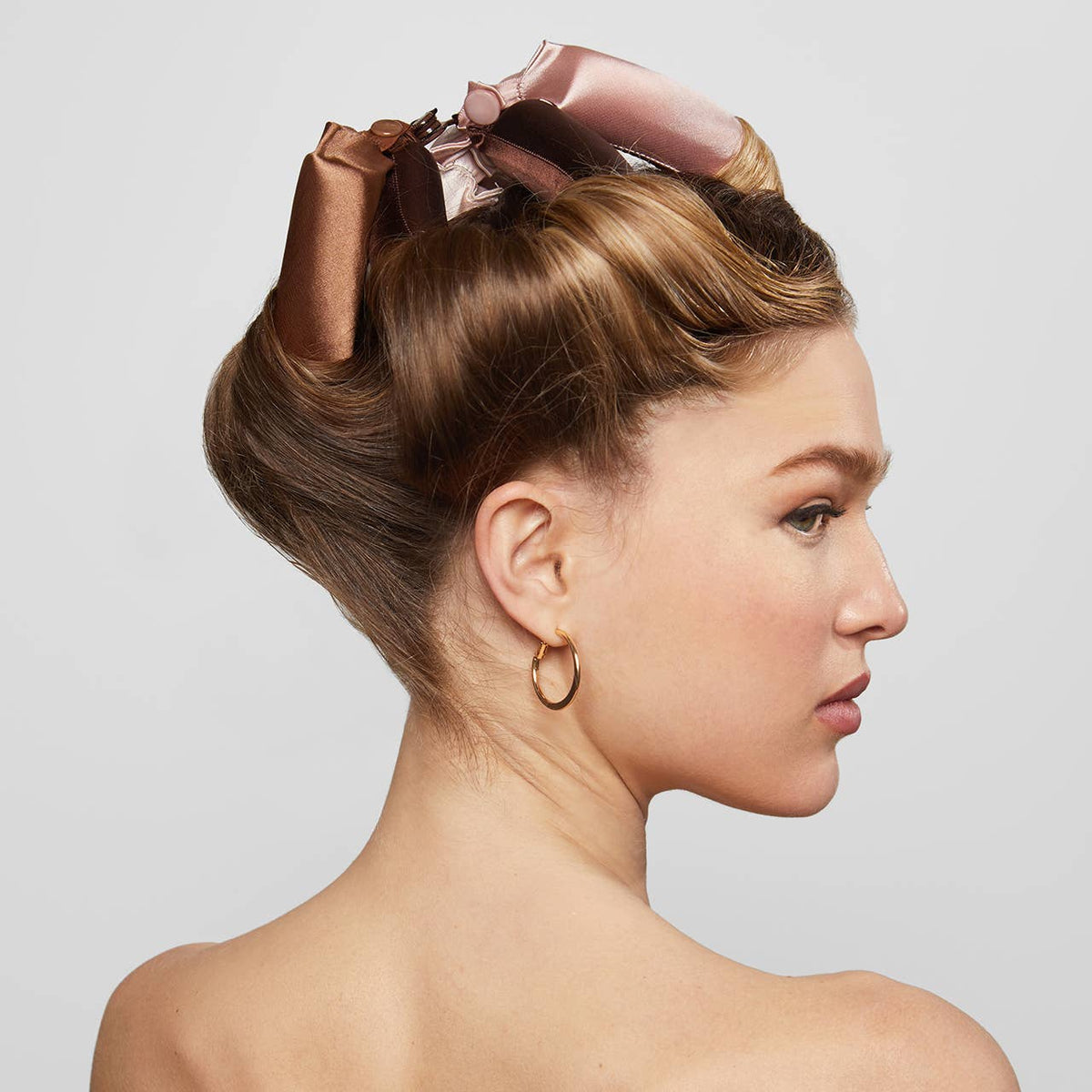 Kitsch Satin Jumbo Flexi Rods 4pc Set- Rosewood - Bare Face Beauty