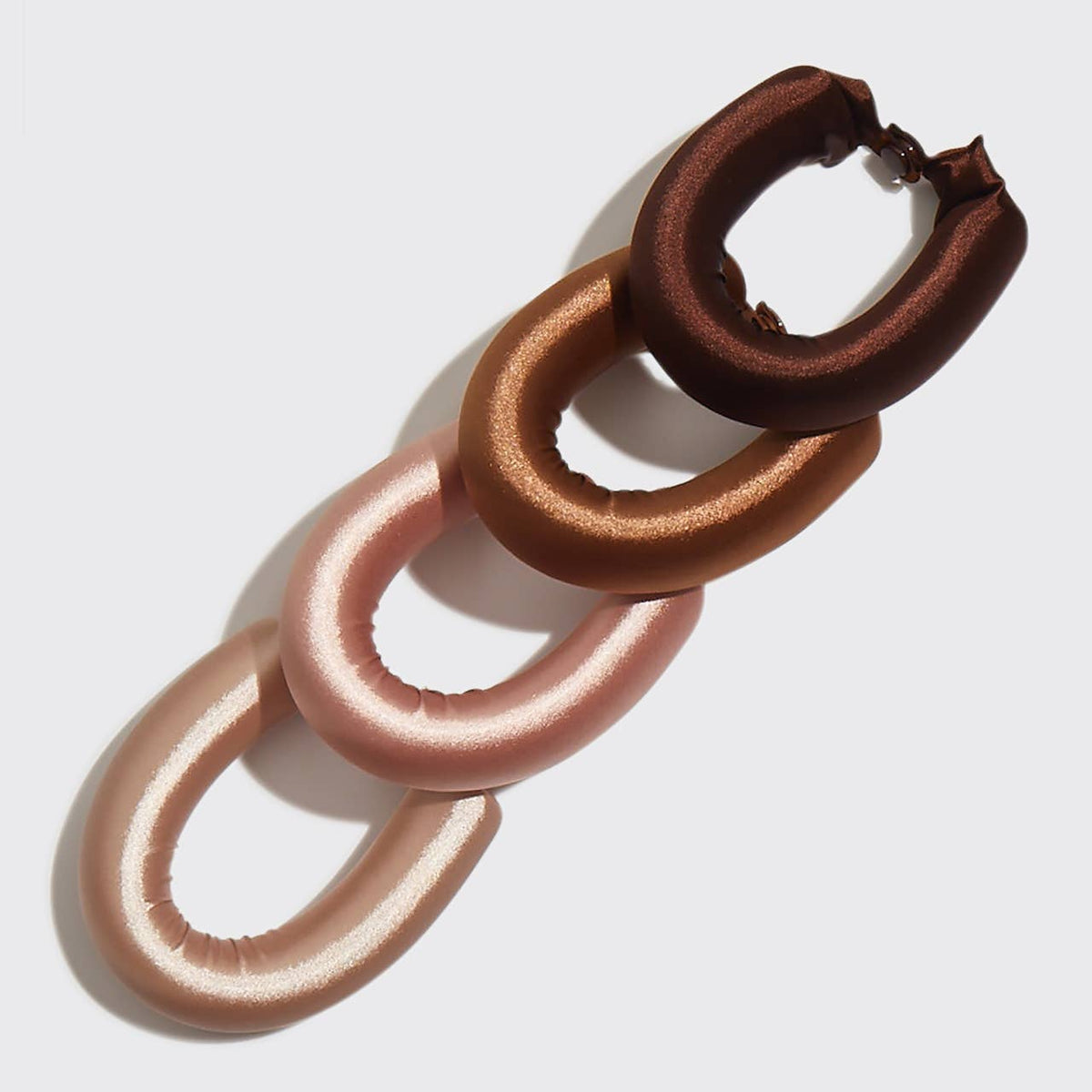 Kitsch Satin Jumbo Flexi Rods 4pc Set- Rosewood - Bare Face Beauty