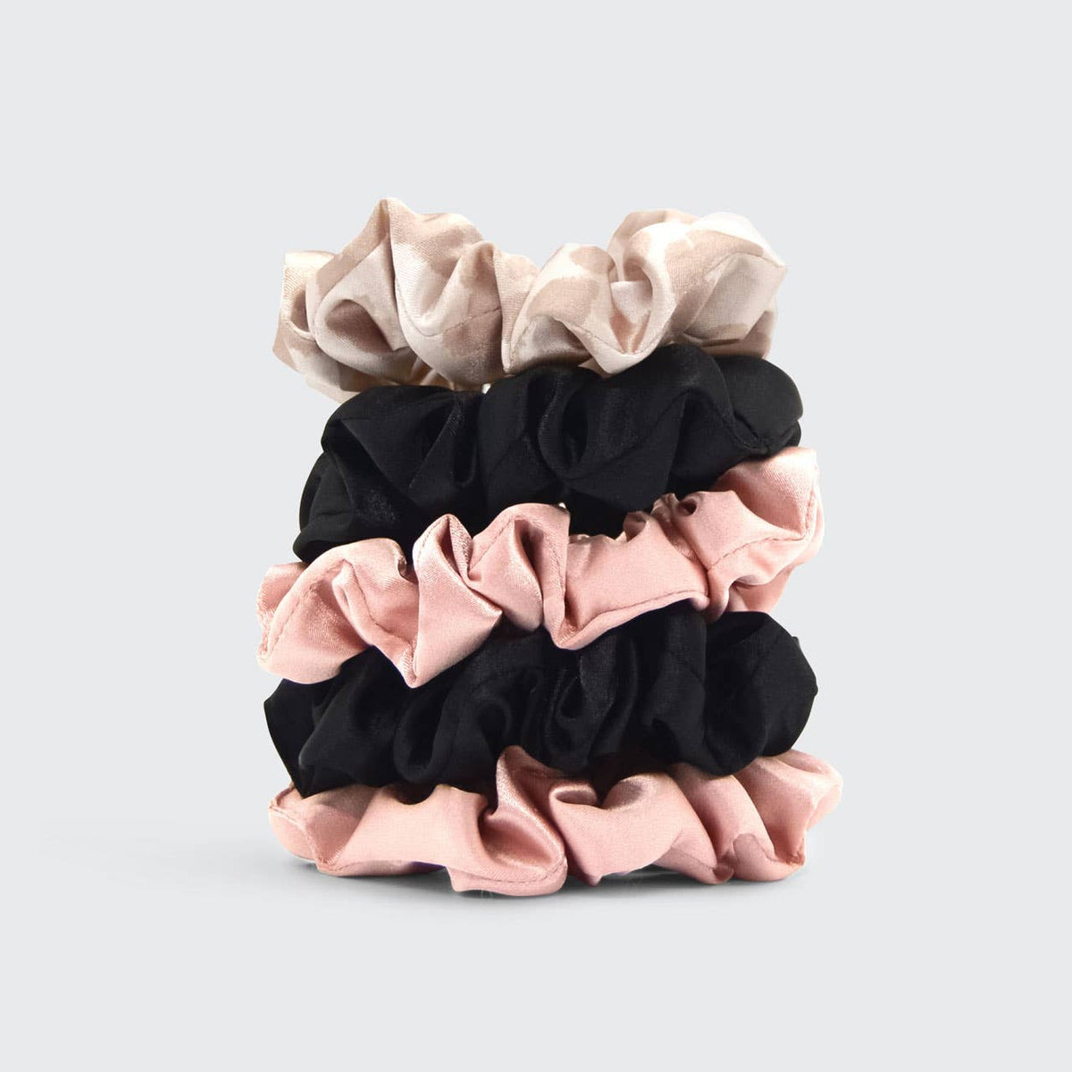 Kitsch Satin Sleep Scrunchies 5pc - Assorted - Bare Face Beauty