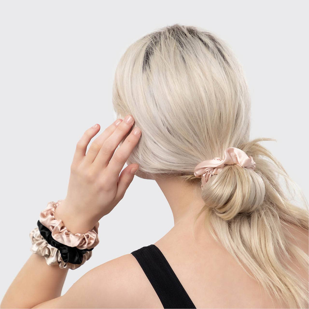 Kitsch Satin Sleep Scrunchies 5pc - Assorted - Bare Face Beauty