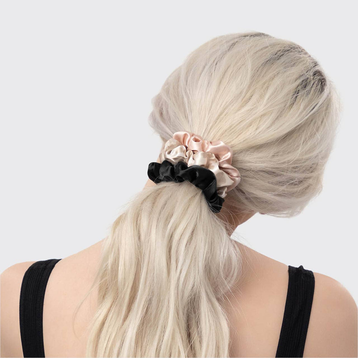 Kitsch Satin Sleep Scrunchies 5pc - Assorted - Bare Face Beauty