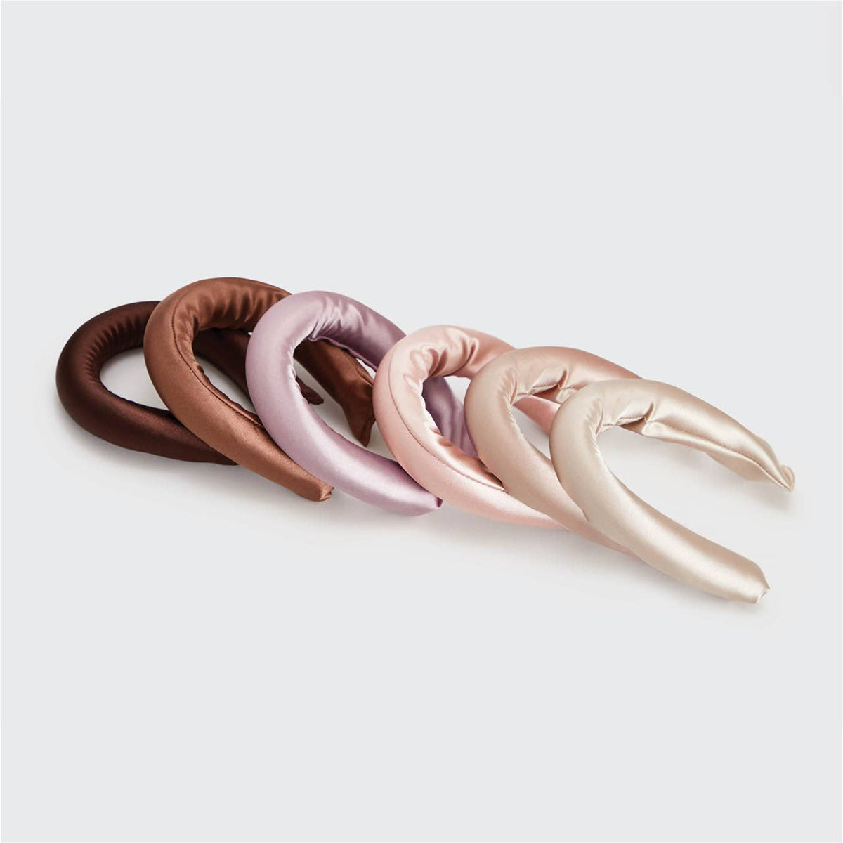 Kitsch Satin Wrapped Flexi Rods 6pc Set - Rosewood - Bare Face Beauty
