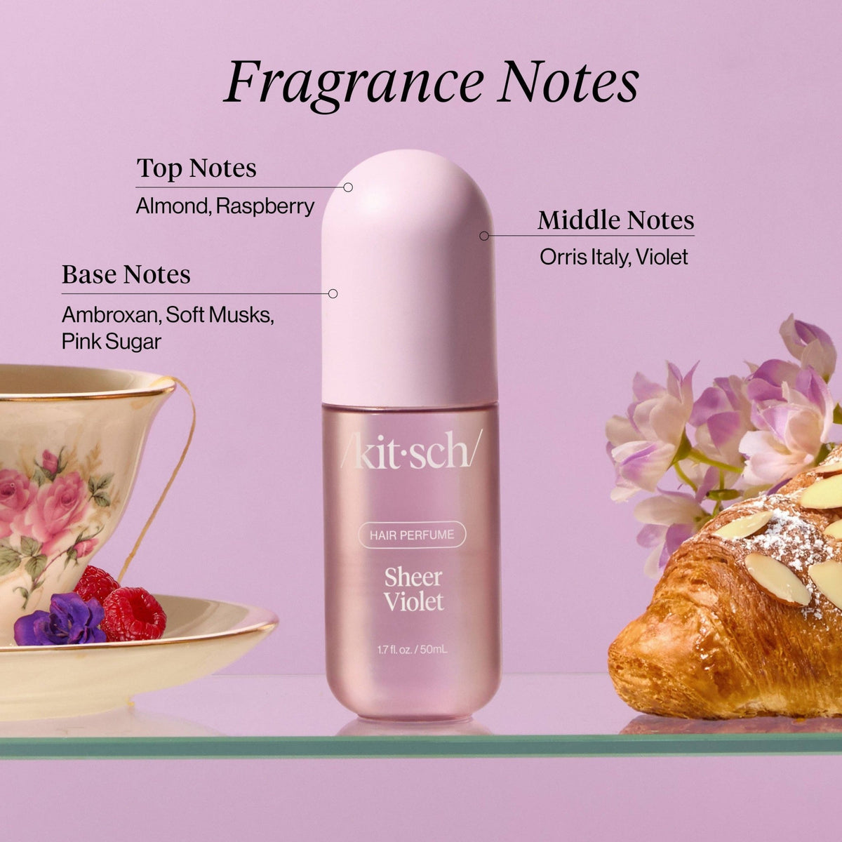Kitsch Sheer Violet Hair & Body Perfume Mist - Bare Face Beauty
