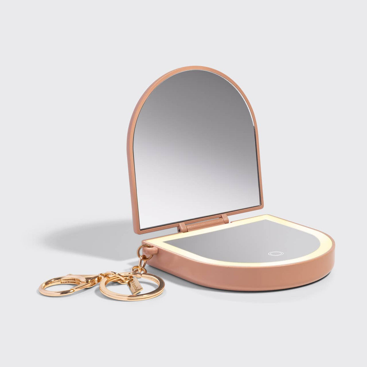 Kitsch Terracotta Compact Mirror Keychain - Bare Face Beauty