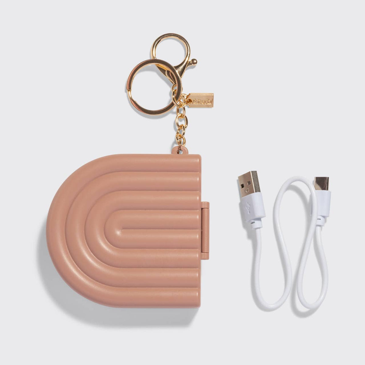 Kitsch Terracotta Compact Mirror Keychain - Bare Face Beauty