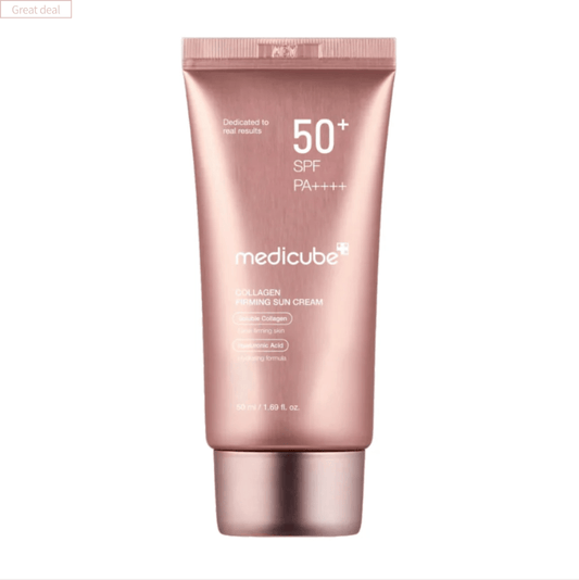 Medicube Collagen Firming Sun Cream SPF50+ PA++++ - 50ml - Bare Face Beauty