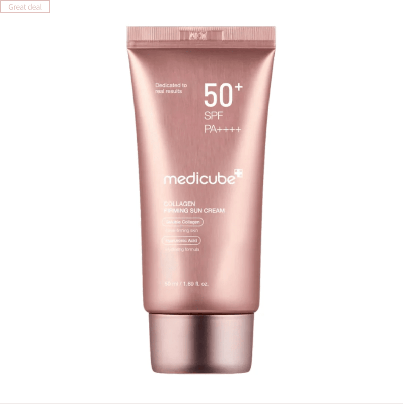 Medicube Collagen Firming Sun Cream SPF50+ PA++++ - 50ml - Bare Face Beauty