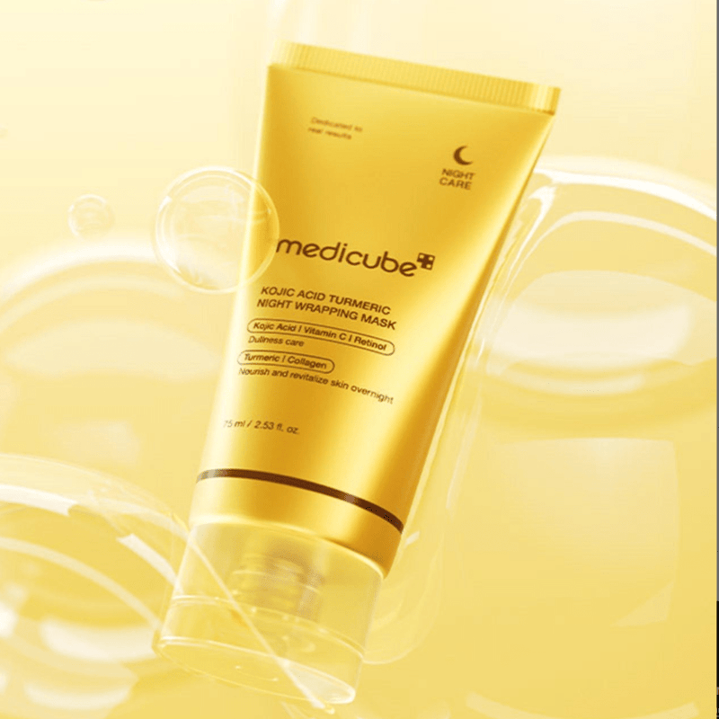 Medicube Kojic Acid Turmeric Night Wrapping Mask 75ml - Bare Face Beauty