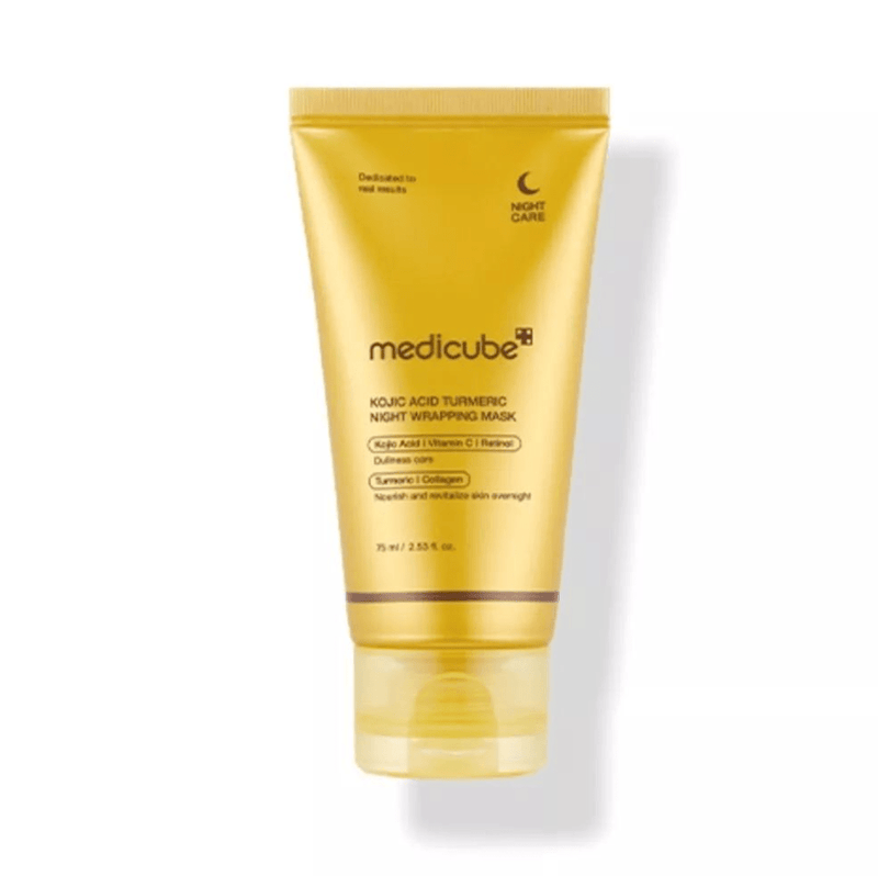 Medicube Kojic Acid Turmeric Night Wrapping Mask 75ml - Bare Face Beauty