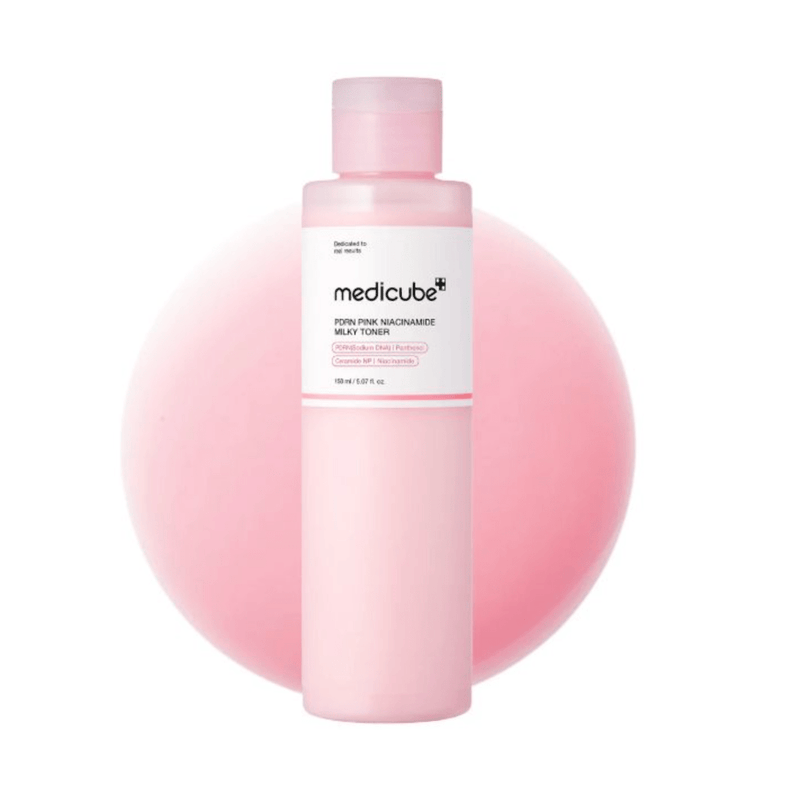 Medicube PDRN Pink Niacinamide Milky Toner 150ml - Bare Face Beauty