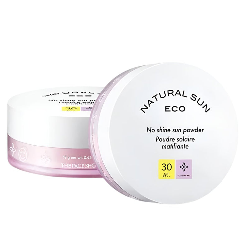 THE FACE SHOP - Natural Sun Eco No Shine Sun Powder SPF30 - Bare Face Beauty