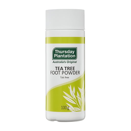 Thursday Plantation Tea Tree Foot Powder 100g - Talc Free - Bare Face Beauty