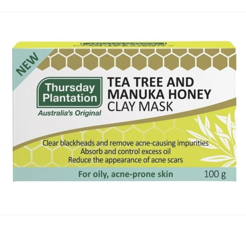 Thursday Plantation Tea Tree Manuka Honey Clay Mask 100g - Bare Face Beauty