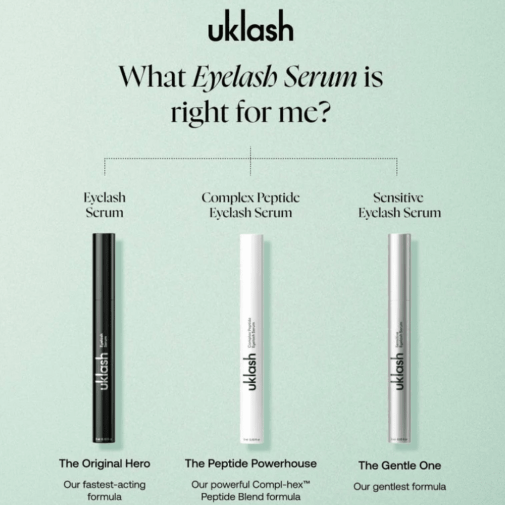 UKLASH Complex Peptide Eyelash Serum 3ml - Bare Face Beauty