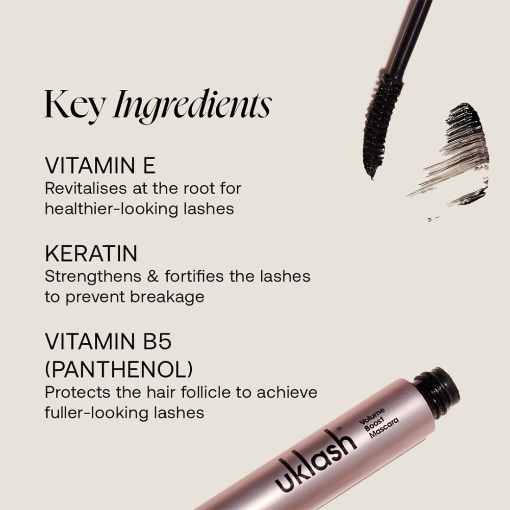 UKLASH Volume Boost Mascara 7ml - Bare Face Beauty