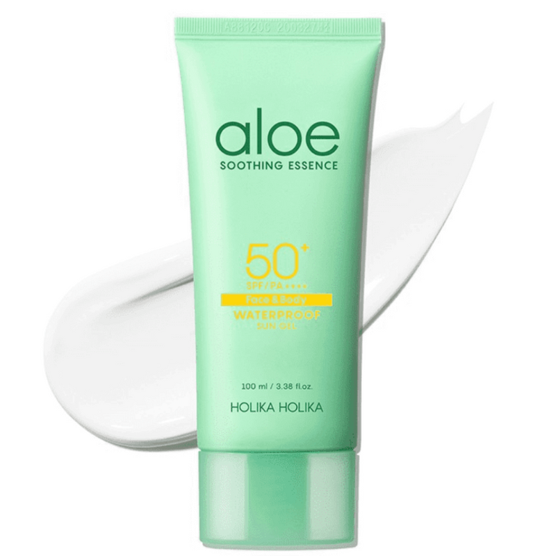 Holika Holika - Aloe Waterproof Sun Gel SPF50+ PA++++ 100ml - Bare Face Beauty