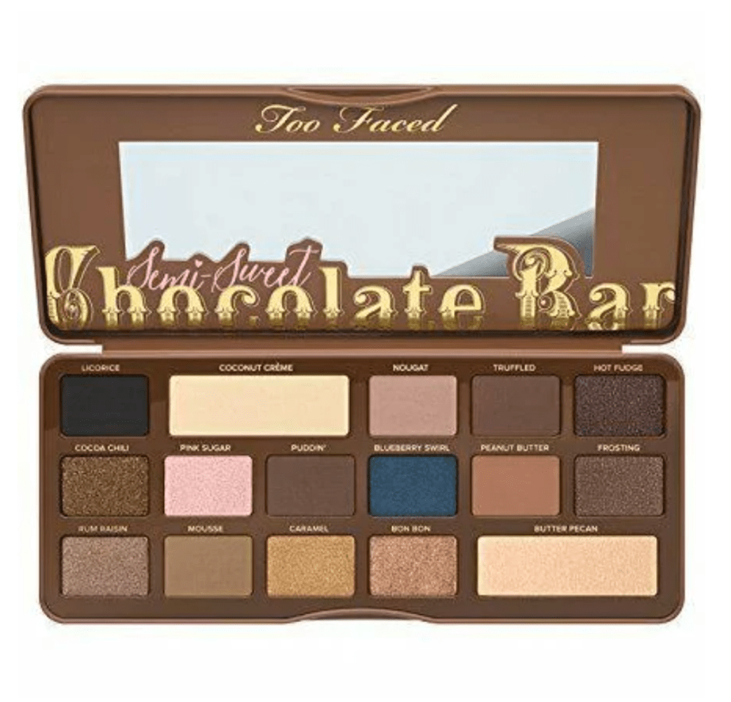 Too Faced Semi - Sweet Chocolate Bar Eyeshadow Collection - Bare Face Beauty